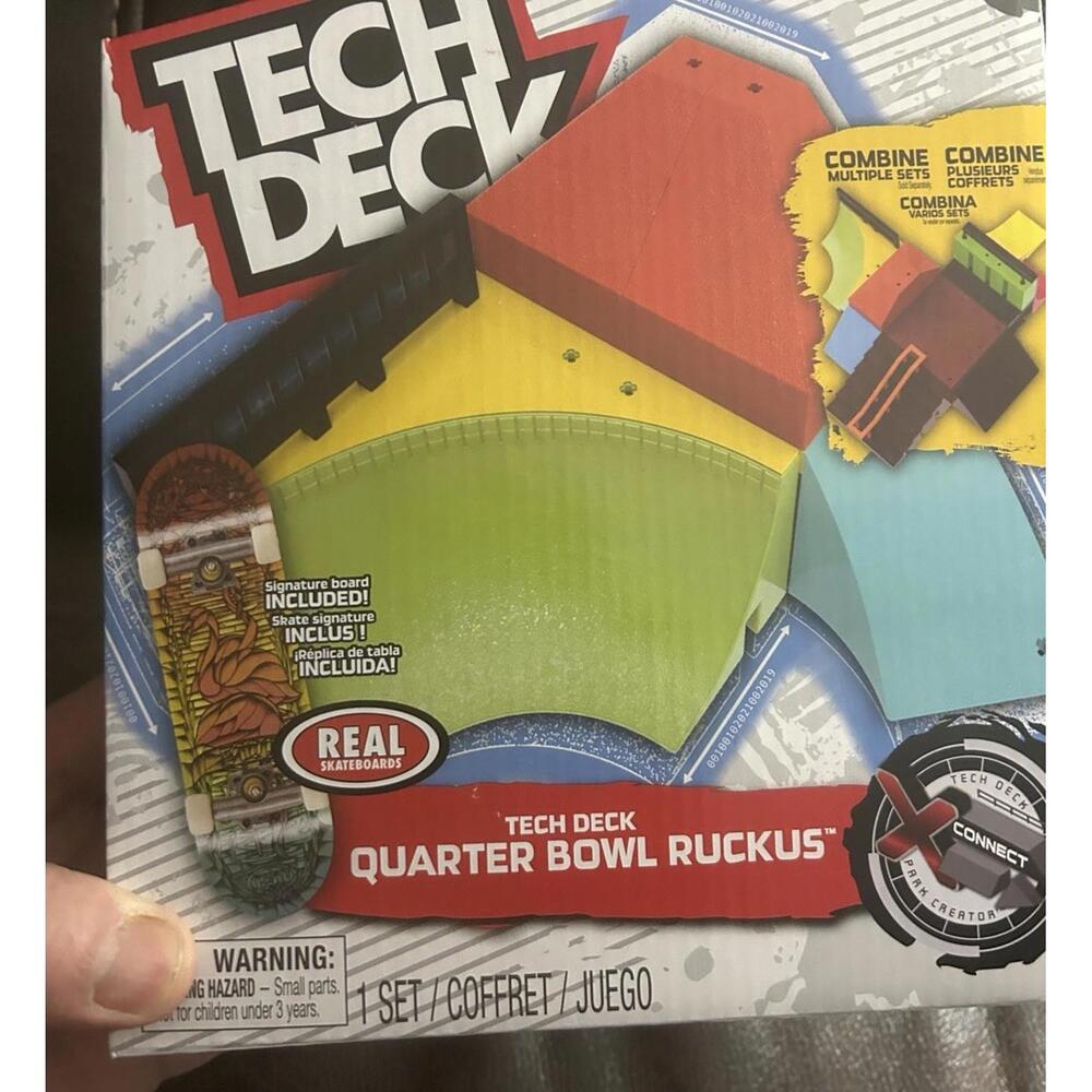 TECH DECK Quarter Bowl Ruckus X-Connect Park Creator
